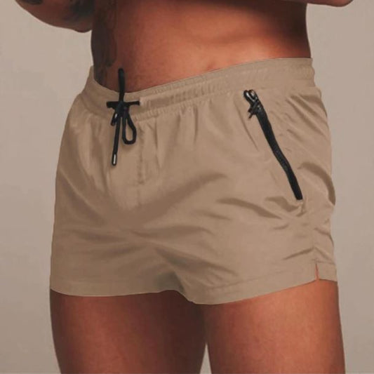 Men's Beige Swimming Briefs