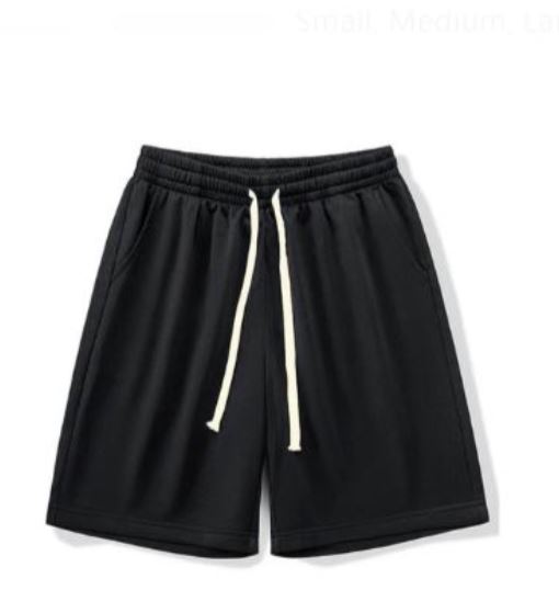 Men's Black Casual Shorts