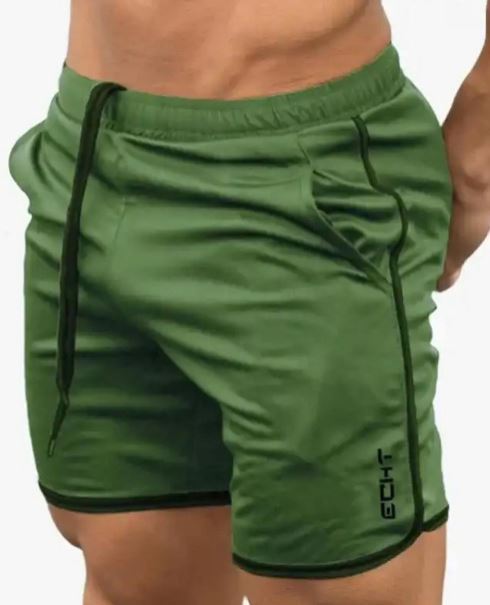 Men’s Green & Black Swim Shorts